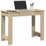 Escritorio madera contrachapada color roble sonoma 100x45x75 cm en Oficina | Comprar online en Foru.es