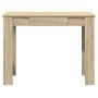 Escritorio madera contrachapada color roble sonoma 100x45x75 cm en Oficina | Comprar online en Foru.es