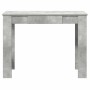 Escritorio de madera contrachapada gris hormigón 100x45x75 cm en Oficina | Comprar online en Foru.es