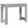 Escritorio de madera contrachapada gris sonoma 100x45x75 cm en Oficina | Comprar online en Foru.es