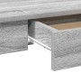 Escritorio de madera contrachapada gris sonoma 100x45x75 cm en Oficina | Comprar online en Foru.es