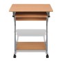 Escritorio compacto de ordenador con bandeja de teclado marrón de vidaXL, Escritorios - Ref: Foro24-20052, Precio: 69,96 €, D...