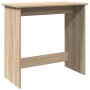 Escritorio madera contrachapada color roble Sonoma 80x40x75 cm en Oficina | Comprar online en Foru.es