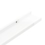 Estantes de pared 2 unidades blanco brillo 100x9x3 cm de vidaXL, Estantes y estanterías - Ref: Foro24-326651, Precio: 28,91 €...