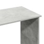 Escritorio de madera contrachapada gris hormigón 80x40x75 cm en Oficina | Comprar online en Foru.es