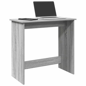 Escritorio de madera contrachapada gris Sonoma 80x40x75 cm en Oficina | Comprar online en Foru.es