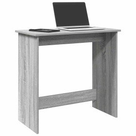 Escritorio de madera contrachapada gris Sonoma 80x40x75 cm en Oficina | Comprar online en Foru.es