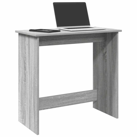 Escritorio de madera contrachapada gris Sonoma 80x40x75 cm en Oficina | Comprar online en Foru.es