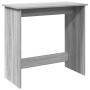 Escritorio de madera contrachapada gris Sonoma 80x40x75 cm en Oficina | Comprar online en Foru.es