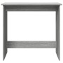 Escritorio de madera contrachapada gris Sonoma 80x40x75 cm en Oficina | Comprar online en Foru.es
