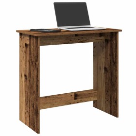 Escritorio de madera ingeniería madera envejecida 80x40x75 cm en Oficina | Comprar online en Foru.es