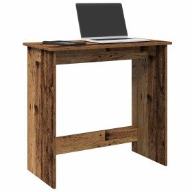 Escritorio de madera ingeniería madera envejecida 80x40x75 cm en Oficina | Comprar online en Foru.es