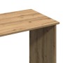 Escritorio de madera de ingeniería roble artesano 80x40x75 cm en Oficina | Comprar online en Foru.es