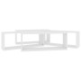 Estante cubo de pared 4 uds contrachapado blanco 60x15x23 cm de vidaXL, Estantes y estanterías - Ref: Foro24-807134, Precio: ...