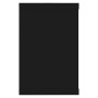 Estante cubo de pared 4 uds contrachapado negro 60x15x23 cm de vidaXL, Estantes y estanterías - Ref: Foro24-807137, Precio: 4...