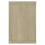 Estante cubo pared 2 uds contrachapado roble Sonoma 60x15x23 cm de vidaXL, Estantes y estanterías - Ref: Foro24-807142, Preci...