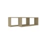 Estante cubo pared 2 uds contrachapado roble Sonoma 60x15x23 cm de vidaXL, Estantes y estanterías - Ref: Foro24-807142, Preci...