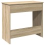 Escritorio madera contrachapada color roble Sonoma 80x40x75 cm en Oficina | Comprar online en Foru.es