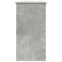 Escritorio de madera contrachapada gris hormigón 80x40x75 cm en Oficina | Comprar online en Foru.es