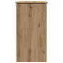 Escritorio de madera de ingeniería roble artesano 80x40x75 cm en Oficina | Comprar online en Foru.es