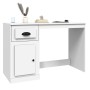 Escritorio con cajón madera contrachapada blanco 115x50x75 cm de vidaXL, Escritorios - Ref: Foro24-816472, Precio: 84,69 €, D...