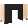 Escritorio roble negro 120x42x76 cm madera de ingeniería en Oficina | Comprar online en Foru.es