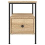 Mesita de noche madera de ingeniería roble Sonoma 34x36x50 cm de vidaXL, Mesitas de noche - Ref: Foro24-826045, Precio: 46,31...