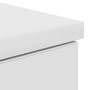 Escritorio blanco 86x49x76 cm madera de ingeniería en Oficina | Comprar online en Foru.es