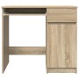Escritorio roble Sonoma 86x49x76 cm madera de ingeniería en Oficina | Comprar online en Foru.es