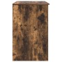 Escritorio roble ahumado 86x49x76 cm madera de ingeniería en Oficina | Comprar online en Foru.es