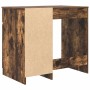 Escritorio roble ahumado 86x49x76 cm madera de ingeniería en Oficina | Comprar online en Foru.es