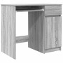 Escritorio Sonoma gris 86x49x76 cm madera de ingeniería en Oficina | Comprar online en Foru.es