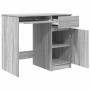 Escritorio Sonoma gris 86x49x76 cm madera de ingeniería en Oficina | Comprar online en Foru.es