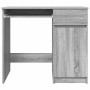 Escritorio Sonoma gris 86x49x76 cm madera de ingeniería en Oficina | Comprar online en Foru.es