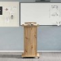 Podio Roble artesanal 55 x 55 x 107 cm Madera de ingeniería en Oficina | Comprar online en Foru.es
