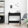 Escritorio Roble Negro 80 x 40 x 75 cm Madera de ingeniería en Oficina | Comprar online en Foru.es