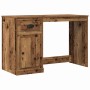Escritorio con cajón Madera envejecida 50 x 115 x 75 cm en Oficina | Comprar online en Foru.es
