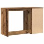 Escritorio con cajón Madera envejecida 50 x 115 x 75 cm en Oficina | Comprar online en Foru.es