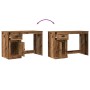 Escritorio con cajón Madera envejecida 50 x 115 x 75 cm en Oficina | Comprar online en Foru.es