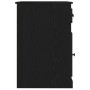 Escritorio Roble Negro 50 x 115 x 75 cm Madera de ingeniería en Oficina | Comprar online en Foru.es