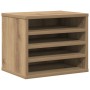 Organizador de Escritorio Roble artesanal 36 x 26 x 29,5 cm en Oficina | Comprar online en Foru.es