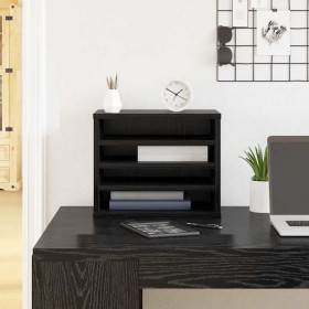 Organizador de Escritorio Roble Negro 36 x 26 x 29,5 cm en Oficina | Comprar online en Foru.es