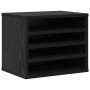 Organizador de Escritorio Roble Negro 36 x 26 x 29,5 cm en Oficina | Comprar online en Foru.es