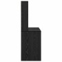 Escritorio Roble Negro 91 x 50 x 149 cm Madera de ingeniería en Oficina | Comprar online en Foru.es