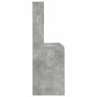Escritorio Gris Concreto 91 x 50 x 149 cm Madera de ingeniería en Oficina | Comprar online en Foru.es