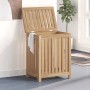 Cesto de la ropa sucia madera maciza de teca 50x35x60 cm de vidaXL, Cestas para ropa - Ref: Foro24-340759, Precio: 83,41 €, D...