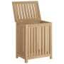 Cesto de la ropa sucia madera maciza de teca 50x35x60 cm de vidaXL, Cestas para ropa - Ref: Foro24-340759, Precio: 83,41 €, D...