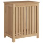 Cesto de la ropa sucia madera maciza de teca 50x35x60 cm de vidaXL, Cestas para ropa - Ref: Foro24-340759, Precio: 83,41 €, D...