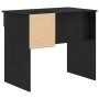 Escritorio Roble Negro 90 x 49 x 75 cm Madera de ingeniería en Oficina | Comprar online en Foru.es