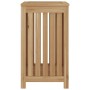 Cesto de la ropa sucia madera maciza de teca 50x35x60 cm de vidaXL, Cestas para ropa - Ref: Foro24-340759, Precio: 83,41 €, D...